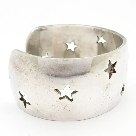 Hermes Bangle Silver Moon Star - Picture 2 of 7